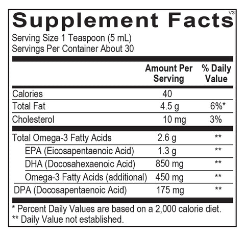 Orthomega Liquid Fish Oil Mango