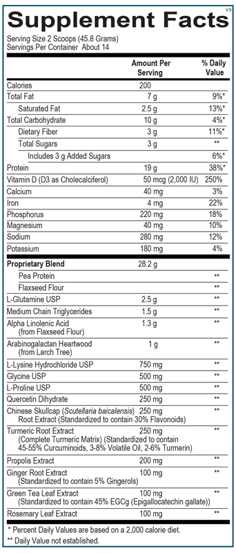 InflammaCORE Vanilla Chai (with Pea Protein)